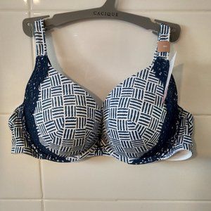 Cacique 40C Cotton Boost Plunge Bra
